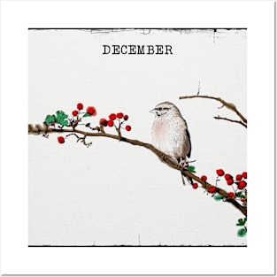 December Flower Posters and Art